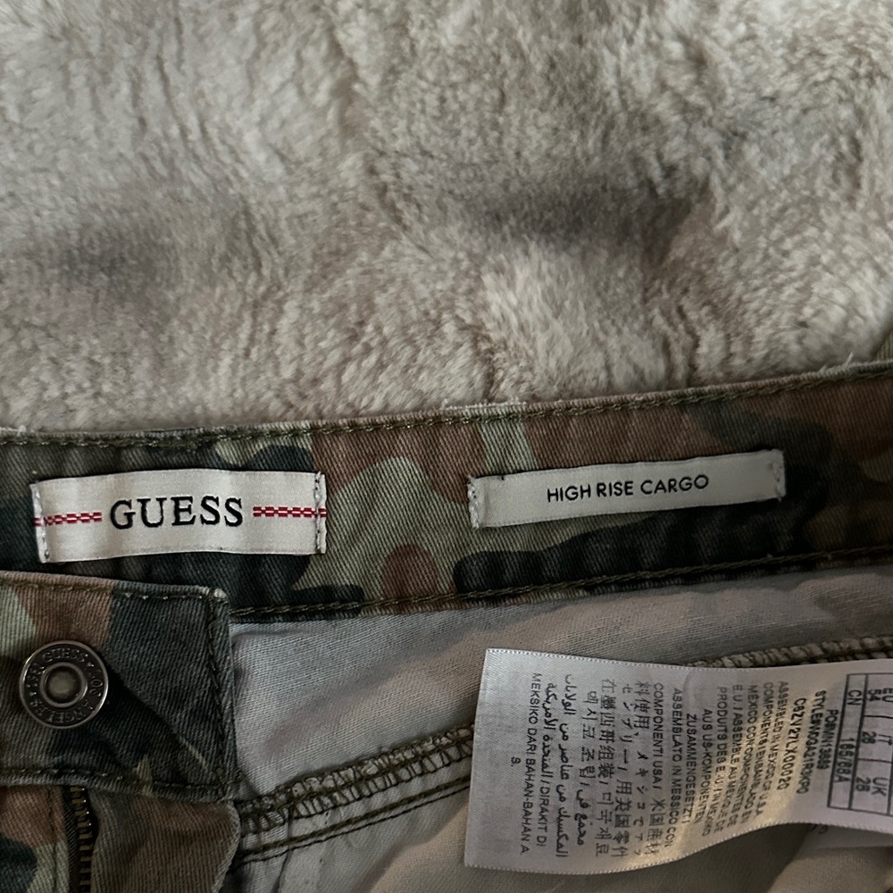 Guess Camouflage Cargo Pants
